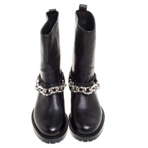 Louis Vuitton Calfskin Chain Outlaw Boots - Picture 3 of 6